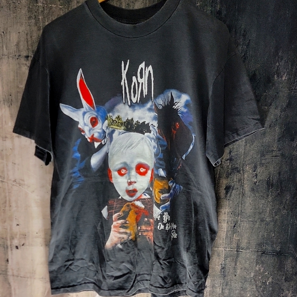 Korn Graphic T-Shirt in Black 2006 reprint